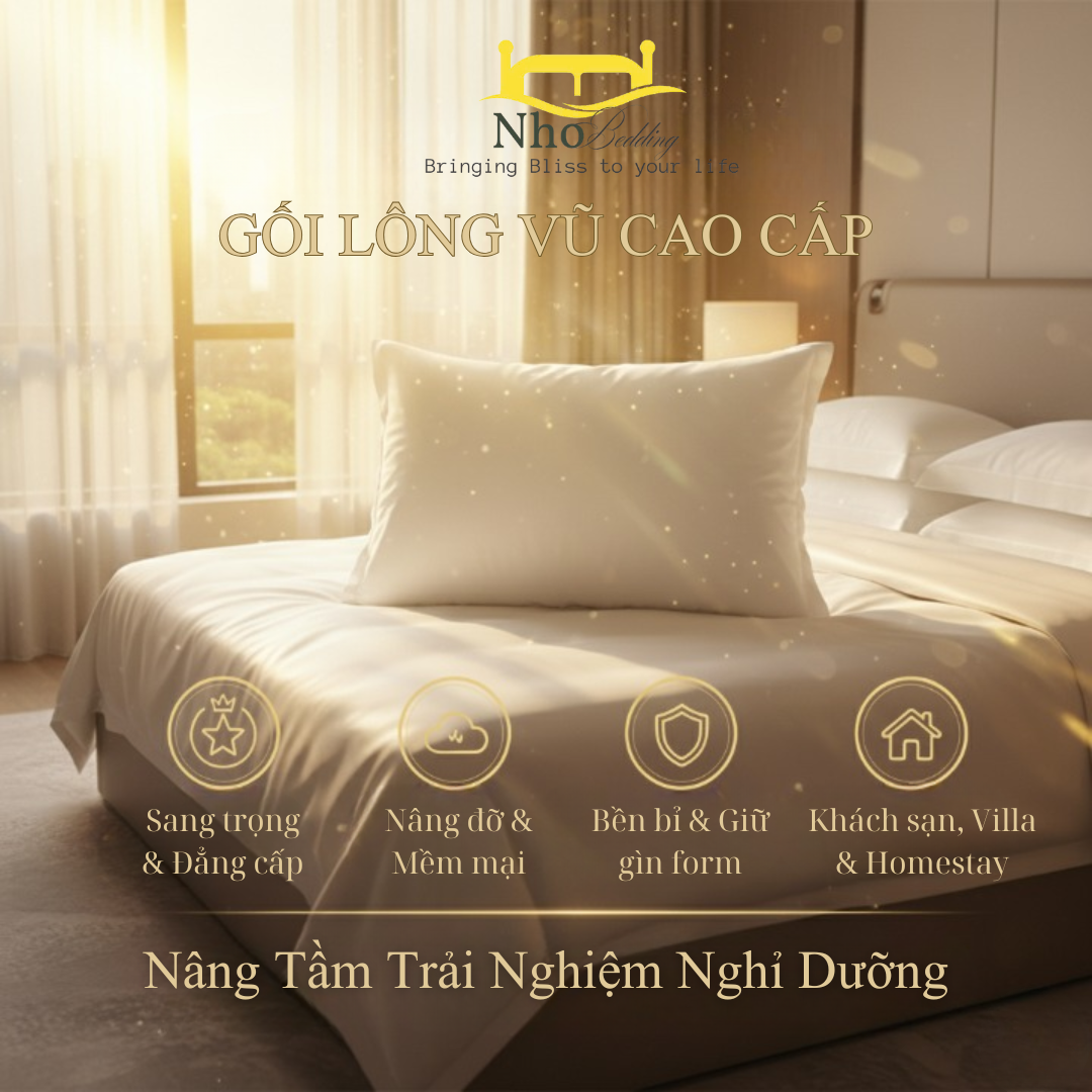 Ruột Gối Lông Vũ