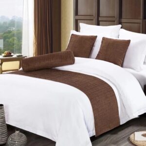 Chăn ga khách sạn vải T300 trắng trơn